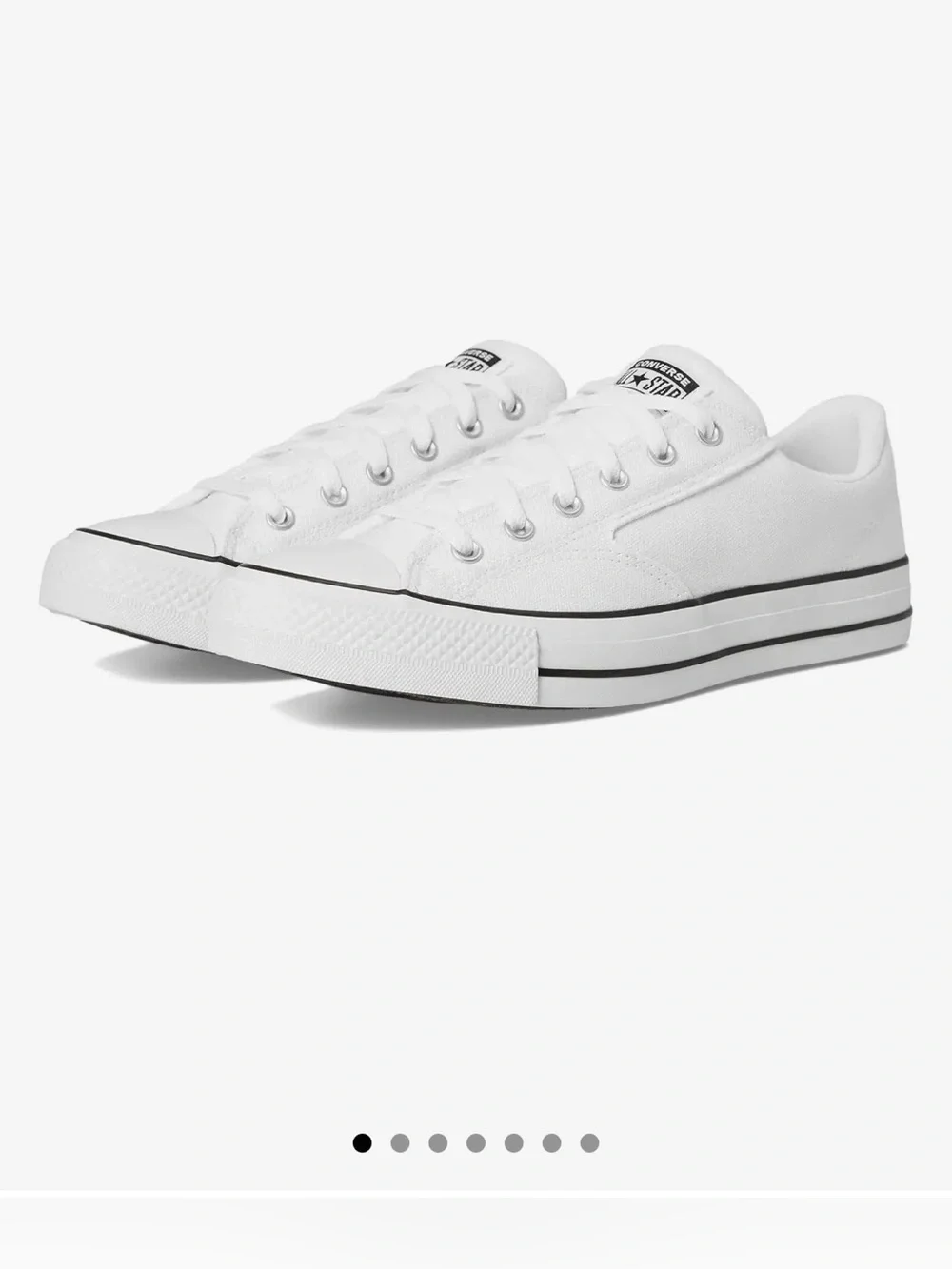 Converse Chuck Taylor All Star Low Top Sneakers - All Leather White